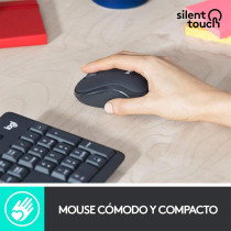 MK295 Silent Wireless Combo - Black - English and Arabic Keyboard
