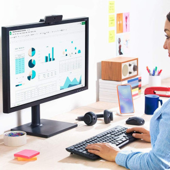 MK295 Silent Wireless Combo - Black - English and Arabic Keyboard