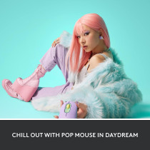 Logitech Pop Mouse, Wireless Mouse With Customizable Emojis, Silenttouch Technology, Precision/Speed Scroll, Compact Design, Bluetooth, Multi Device, Os Compatible Daydream, 910-006547