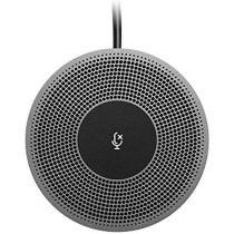 Logitech Expansion Mic For MeetUp Plug-and-Play Indicator Lights Microphone Type Mono, Wideband, Noise Canceling PC/Mac/Laptop/Macbook/Tablet - Black