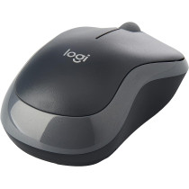 Logitech M185 Wireless Mouse, 2.4GHz with USB Mini Receiver, 12-Month Battery Life, 1000 DPI Optical Tracking, Ambidextrous PC/Mac/Laptop - Grey