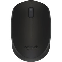 Logitech M170 Wireless Mouse, 2.4 GHz with USB Mini Receiver, Optical Tracking, 12-Months Battery Life, Ambidextrous PC/Mac/Laptop - Black