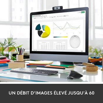 Logitech 960-000972 C930e Webcam With 4x Digital Zoom, Full HD 1080p/30fps - Black