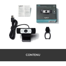 Logitech 960-000972 C930e Webcam With 4x Digital Zoom, Full HD 1080p/30fps - Black
