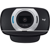 Logitech C615 Portable Webcam, Full Hd 1080P/30Fps, Widescreen Hd Video Calling, Foldable, Hd Light Correction, Autofocus, Noise Reduction, For Skype, Black