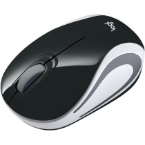 Logitech M187 Ultra Portable Wireless Mouse, 2.4 Ghz With Usb Receiver, 1000 Dpi Optical Tracking, 3-Buttons, Pc/Mac/Laptop - Black