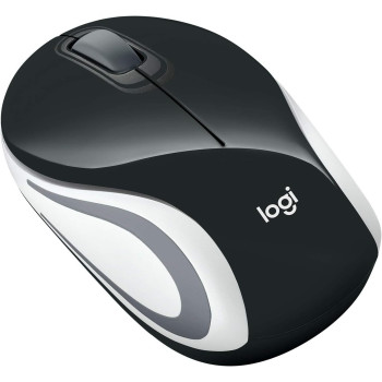 Logitech M187 Ultra Portable Wireless Mouse, 2.4 Ghz With Usb Receiver, 1000 Dpi Optical Tracking, 3-Buttons, Pc/Mac/Laptop - Black