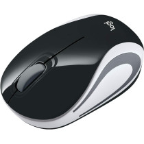 Logitech M187 Ultra Portable Wireless Mouse, 2.4 Ghz With Usb Receiver, 1000 Dpi Optical Tracking, 3-Buttons, Pc/Mac/Laptop - Black