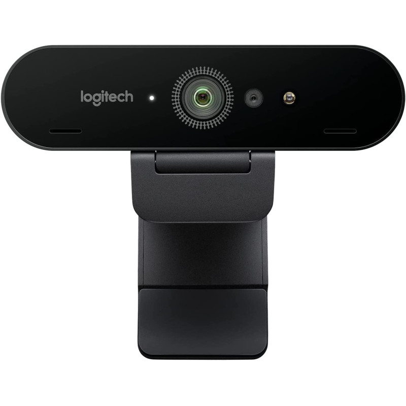 Logitech Brio Stream Webcam, Ultra HD 4K Streaming Edition, 1080p/60fps Hyper-Fast Streaming, Wide Adjustable Field of View for Gaming, Works with Skype, Zoom, Xsplit, Youtube, PC/Xbox/Laptop - Black