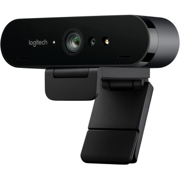 Logitech Brio Stream Webcam, Ultra HD 4K Streaming Edition, 1080p/60fps Hyper-Fast Streaming, Wide Adjustable Field of View for Gaming, Works with Skype, Zoom, Xsplit, Youtube, PC/Xbox/Laptop - Black