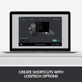 Logitech MX ERGO Advanced Wireless Trackball for Windows PC and Mac, 910-005179