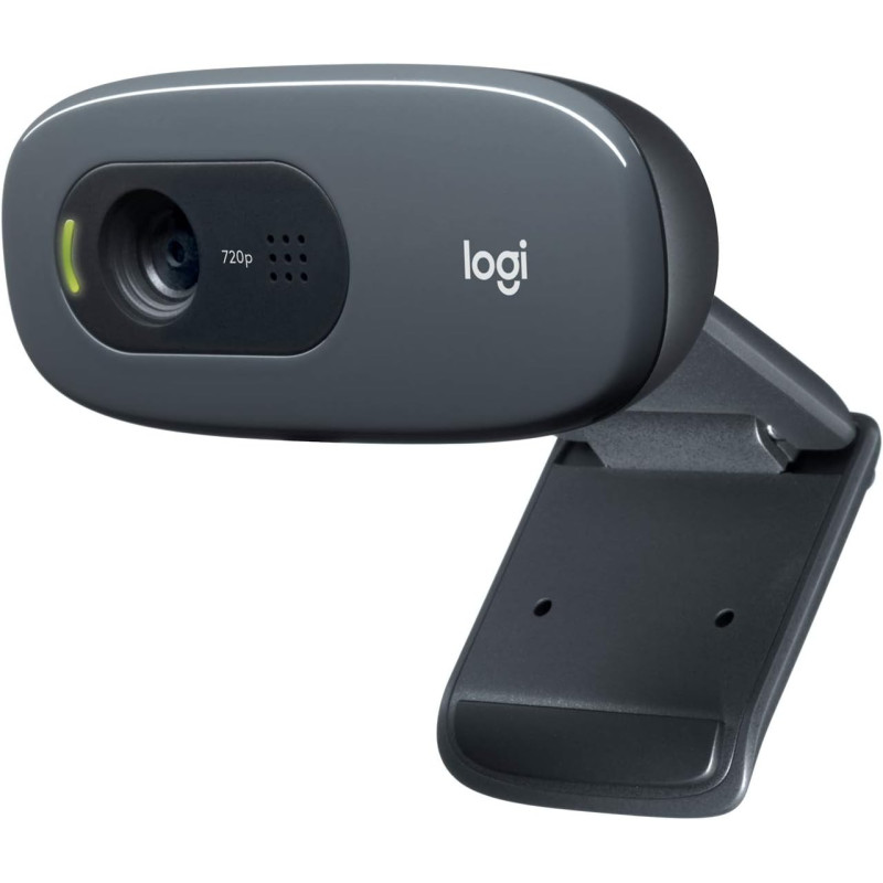 Logitech C270 Desktop or Laptop Webcam, HD 720p Widescreen for Video Calling and Recording