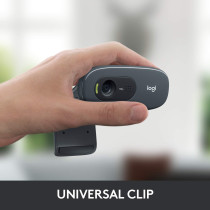 Logitech C270 Desktop or Laptop Webcam, HD 720p Widescreen for Video Calling and Recording