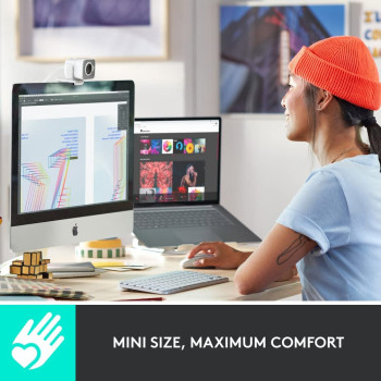 Logitech MX Keys Mini for Mac Minimalist Wireless Keyboard, Compact, Bluetooth, Backlit Keys, USB-C, Tactile Typing, Compatible with MacBook Pro,Macbook Air,iMac,iPad