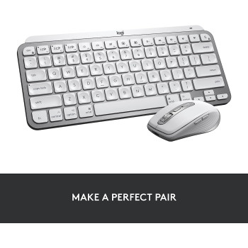 Logitech MX Keys Mini for Mac Minimalist Wireless Keyboard, Compact, Bluetooth, Backlit Keys, USB-C, Tactile Typing, Compatible with MacBook Pro,Macbook Air,iMac,iPad