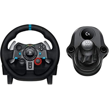 Logitech 941-000112 Driving Force G29 Racing Wheel for PS4, PS3 and PC with Logitech Driving Force Shifter