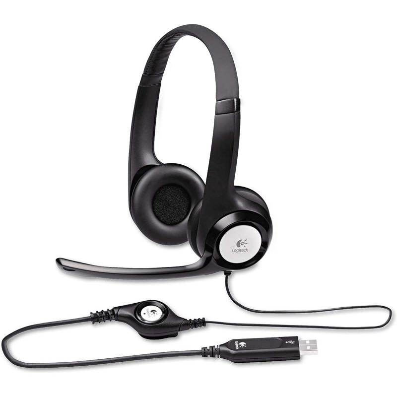 Logitech New logitech h390 USB Headset with noisecanceling Microphone Bulk Packaging 5.8 Ounce Black 23.1