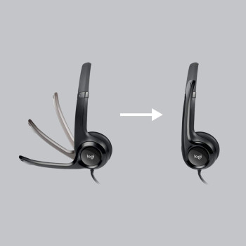 Logitech New logitech h390 USB Headset with noisecanceling Microphone Bulk Packaging 5.8 Ounce Black 23.1