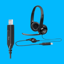 Logitech New logitech h390 USB Headset with noisecanceling Microphone Bulk Packaging 5.8 Ounce Black 23.1