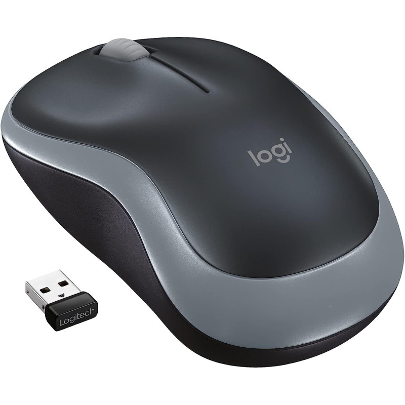 Logitech Wireless Mouse M185 - Swift Gray