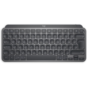 Logitech Wireless Illuminated Metal Keyboard Compatible with Apple macOS, iOS, Windows, Linux, Android (Graphite)