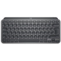 Logitech Wireless Illuminated Metal Keyboard Compatible with Apple macOS, iOS, Windows, Linux, Android (Graphite)
