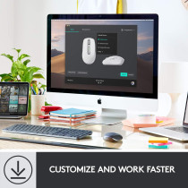 Logitech Mx Anywhere 3 Compact Wireless Performance MoUSe, Any Surface, Portable, 4000Dpi, CUStomizable Buttons, USb-C, Bluetooth, Apple Mac, Ipad, Windows Pc, Linux, Chrome - Rose