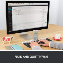Logitech K780 Multi-Device Wireless Keyboard FLOW Cross-Computer Control Compatible - Speckles
