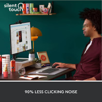 Logitech Signature M650 L Full Size Wireless Mouse - for Large Sized Hands, SmartWheel Scrolling, Bluetooth, 24-Month Battery, Silent Clicks, Customizable Side Buttons, Contoured Shape - Black