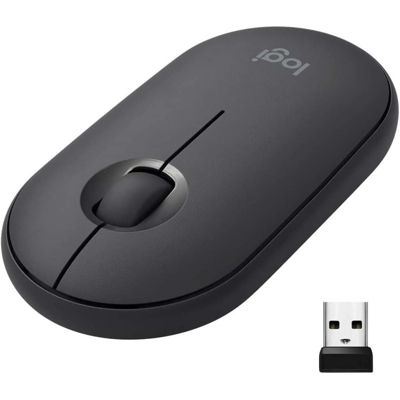 Logitech Pebble M350 Wireless Mouse Black 910-005576
