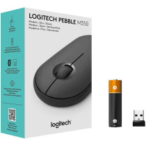 Logitech Pebble M350 Wireless Mouse Black 910-005576