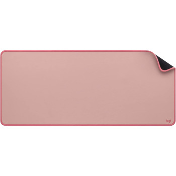 Logitech Desk Mat Studio Series, Multifunctional Large Pad, Extended MoUSe Mat, Office Protector With Anti Slip Base, Spill Resistant Durable Design, Dark Rose, 956-000053, Medium