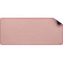 Logitech Desk Mat Studio Series, Multifunctional Large Pad, Extended MoUSe Mat, Office Protector With Anti Slip Base, Spill Resistant Durable Design, Dark Rose, 956-000053, Medium