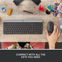 Logitech MK470 Slim Wireless Combo - Graphite