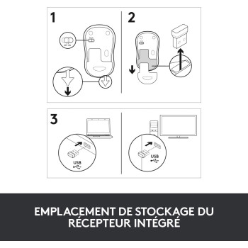 Logitech M185 Wireless Mouse, 2.4 GHz with USB Nano Receiver, 12 Month Battery Life, 1000 DPI Optical Tracking, For Left and Right Handers, Compatible with PC, Mac, Laptop - Blue