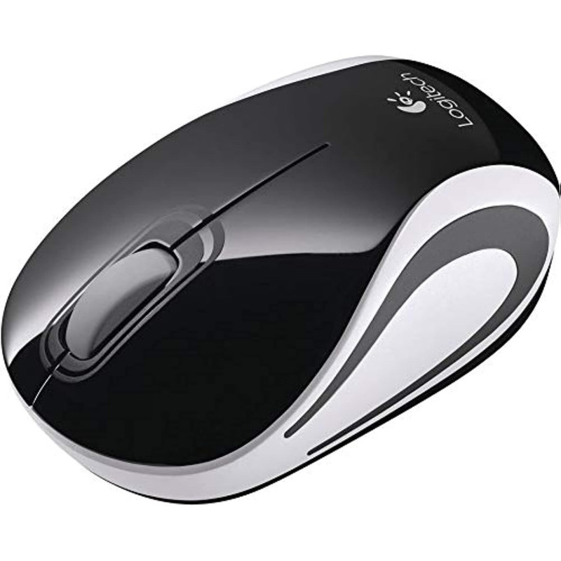 Logitech M187 Wireless Mini Mouse - Black
