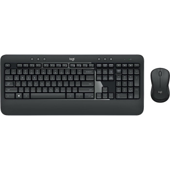 Logitech MK540 Wireless Keyboard and Mouse Combo for Windows, 2.4 GHz Wireless with Unifying USB-Receiver, Wireless Mouse, Multimedia Hot Keys, 3-Year Battery Life, PC/Laptop, INTL Layout