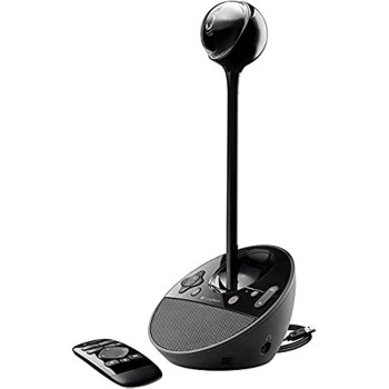 Logitech BCC950 Full HD 1080P Business Webcam Omnidirectional Speaker for Video Conference, Black