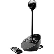 Logitech BCC950 Full HD 1080P Business Webcam Omnidirectional Speaker for Video Conference, Black