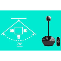 Logitech BCC950 Full HD 1080P Business Webcam Omnidirectional Speaker for Video Conference, Black