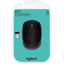 Logitech M171 Wireless Mouse 2.4 Ghz wireless Wireless range, Black