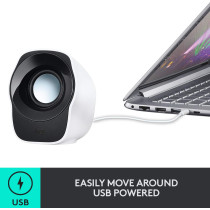 Logitech Stereo Speakers Z120, Usb Powered, White