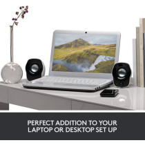 Logitech Stereo Speakers Z120, Usb Powered, White