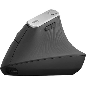 Logitech MX Vertical Advanced Ergonomic Bluetooth Wireless Mouse, Graphite
