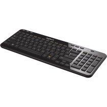 Logitech K360 Compact Wireless Keyboard for Windows, 2.4GHz Wireless with USB Unifying Receiver, 12 Programmable F-Keys, Space-Saving Design, 3-Year Battery Life, PC/Laptop - Black