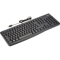 Logitech K120 Kabelgebundene Tastatur f¼r Windows, Englishes QWERTY-Layout - Schwarz