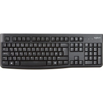 Logitech K120 Kabelgebundene Tastatur f¼r Windows, Englishes QWERTY-Layout - Schwarz