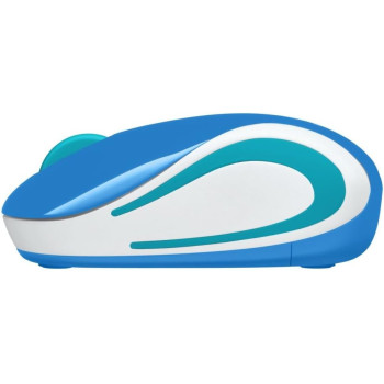 Logitech M187 Ultra Portable Wireless MoUSe, 2.4 Ghz With USb Receiver, 1000 Dpi Optical Tracking, 3-Buttons, Pc/Mac/Laptop - Blue