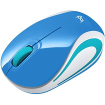 Logitech M187 Ultra Portable Wireless MoUSe, 2.4 Ghz With USb Receiver, 1000 Dpi Optical Tracking, 3-Buttons, Pc/Mac/Laptop - Blue