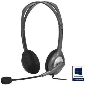 Logitech H110 Stereo Headset - Black